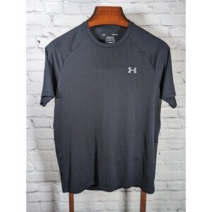 Under Armour T Shirt Black The Tech Tee Short Sleeve Mens Activewear Size Medium